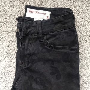 Wishlist camo jeans